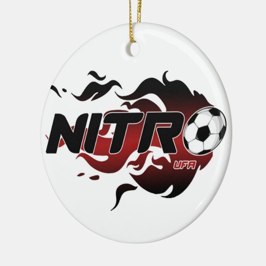 kerstversiering keramisch ornament (Links)