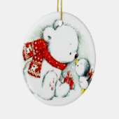 kerstversiering keramisch ornament (Rechts)