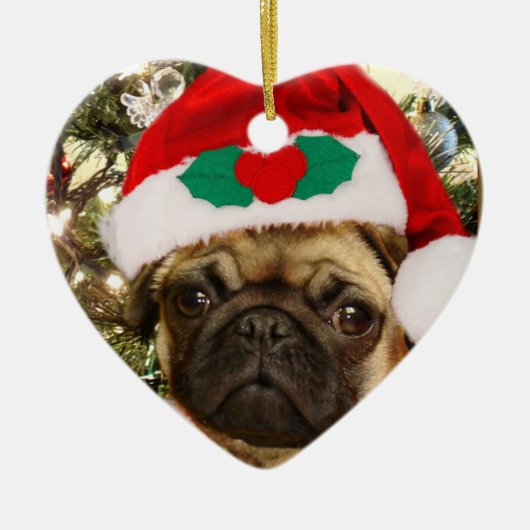 kerstversiering keramisch ornament (Voorkant)