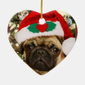 kerstversiering keramisch ornament (Achterkant)