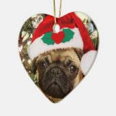 kerstversiering keramisch ornament (Links)