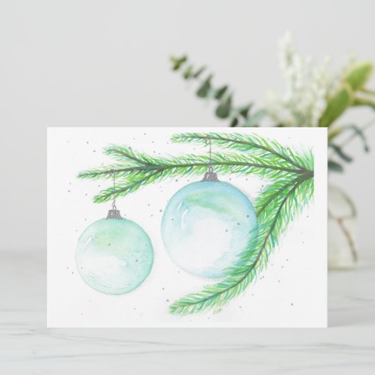 Kerstversiering Kerst Kaarten (Staand voorkant)