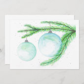 Kerstversiering Kerst Kaarten (Voorkant / Achterkant)