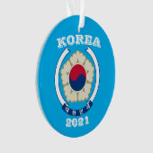 kerstversiering Korea Trip Ornament (voorkant)