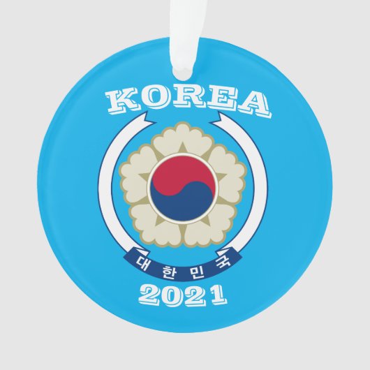 kerstversiering Korea Trip Ornament (voorkant)