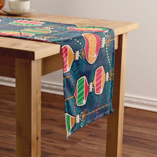 kerstversiering korte tafelloper (Voorbeeld)