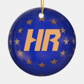 kerstversiering Kroatië Keramisch Ornament (Voorkant)