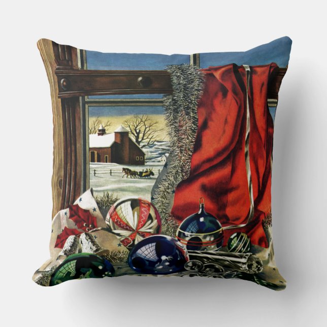 kerstversiering kussen (Voorkant)