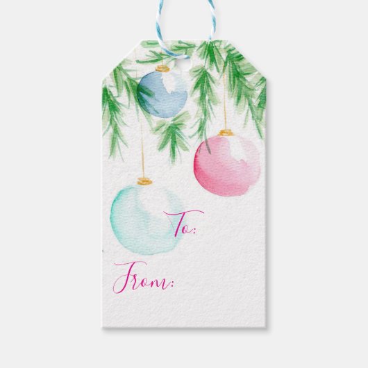 Kerstversiering Label Cadeaulabel (Voorkant)