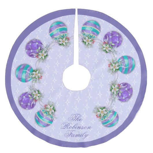 kerstversiering | Lavender Kerstboom Rok (Voorkant)