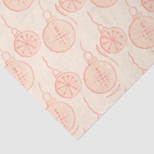 Kerstversiering Licht Sinaasappel Kerst Tissuepapier (Detail)