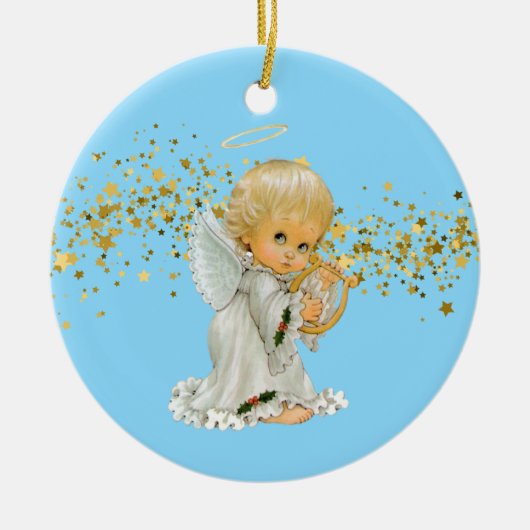 kerstversiering — Little Angel Ceramic Ornament (Voorkant)