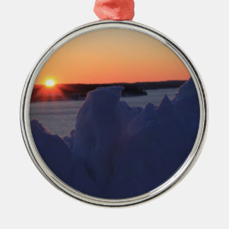 Kerstversiering meer Ozark Winter Metalen Ornament