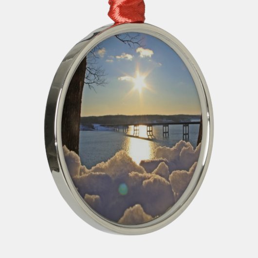 Kerstversiering meer van Ozark Metalen Ornament (Rechts)