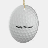 Kerstversiering met Golf-bal Keramisch Ornament (Rechts)
