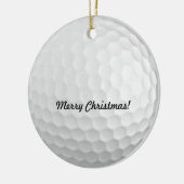 Kerstversiering met Golf-bal Keramisch Ornament (Links)