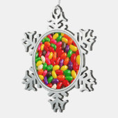 kerstversiering met kleurrijk snoep tin sneeuwvlok ornament (Rechts)