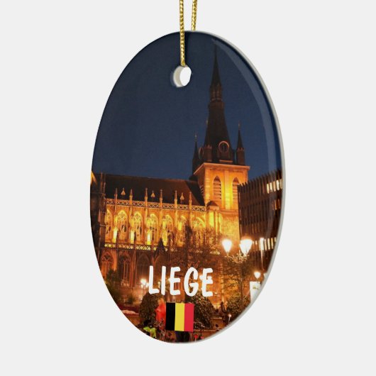 Kerstversiering met liege Vacation Keramisch Ornament (Links)