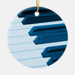 Kerstversiering met Piano- of Organ Keys-kerstsier Keramisch Ornament