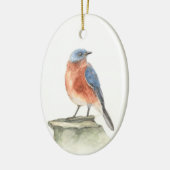 kerstversiering met Robin Painting Keramisch Ornament (Links)