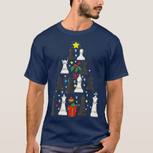 kerstversiering met schaakspeler - Gift Mannen T-shirt