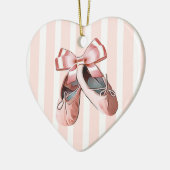 kerstversiering met speciale balletdiapositieven keramisch ornament (Links)