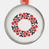 kerstversiering metalen ornament (Voorkant)