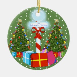 kerstversiering Noordpool Keramisch Ornament