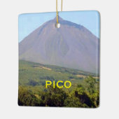 Kerstversiering op Pico Mountain Azoren Keramisch Ornament (Links)