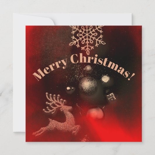 Kerstversiering op tafel (Voorkant)