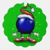 kerstversiering ornament kaart (Achterkant)