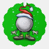 kerstversiering ornament kaart (Achterkant)