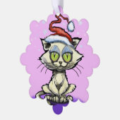 kerstversiering ornament kaart (Links)