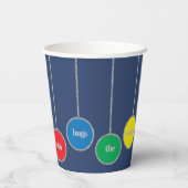 kerstversiering papieren bekers (Achterkant)