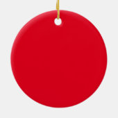 Kerstversiering-Penguin Keramisch Ornament (Achterkant)