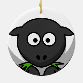 kerstversiering schapen keramisch ornament