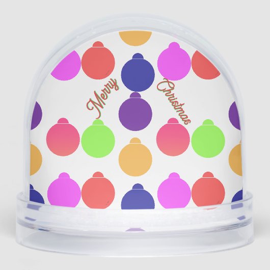 Kerstversiering  sneeuwbol (Voorkant)