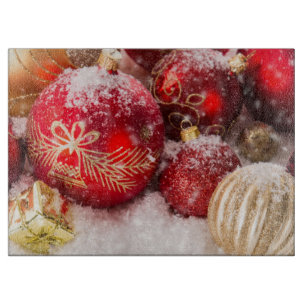 kerstversiering snijplank