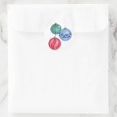 kerstversiering Sticker (Tas)