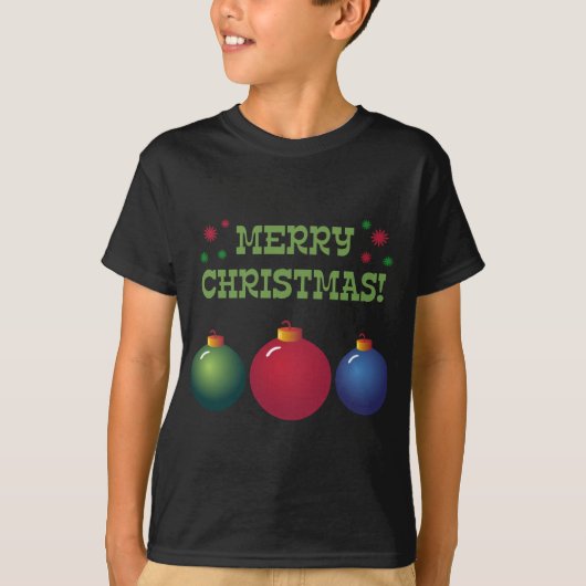 kerstversiering t-shirt (Voorkant)