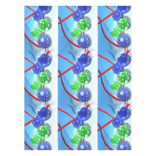 kerstversiering tafelkleed (Voorkant)