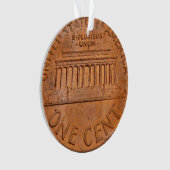 kerstversiering van 1 cent ornament (voorkant)