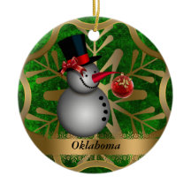 Kerstversiering van de deelstaat Oklahoma
