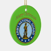 Kerstversiering van de nationale garde van het leg keramisch ornament (Rechts)