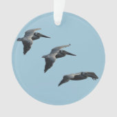 Kerstversiering van de Pelican Ornament (voorkant)