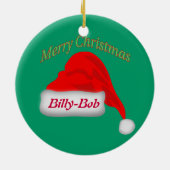 kerstversiering van het Amerikaanse Huis van Afgev Keramisch Ornament (Achterkant)