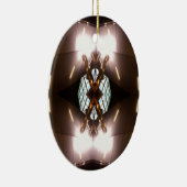 kerstversiering van het stedelijk feuturisme van keramisch ornament (Rechts)