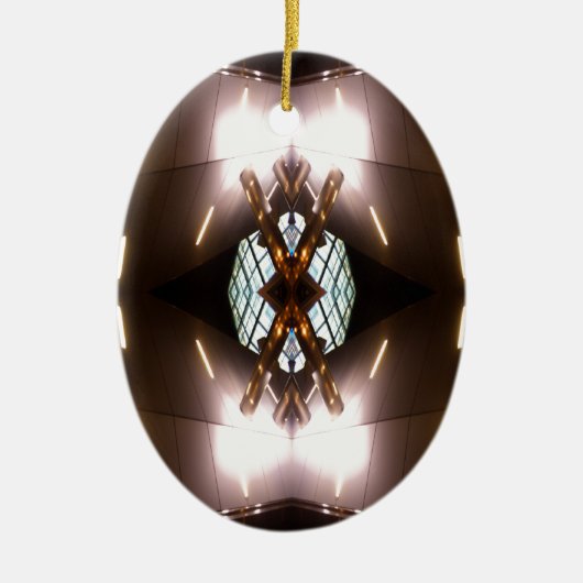 kerstversiering van het stedelijk feuturisme van keramisch ornament (Voorkant)