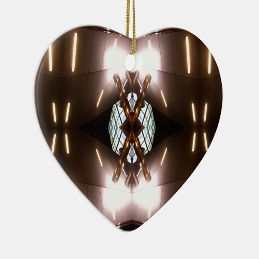 kerstversiering van het stedelijk feuturisme van keramisch ornament (Rechts)