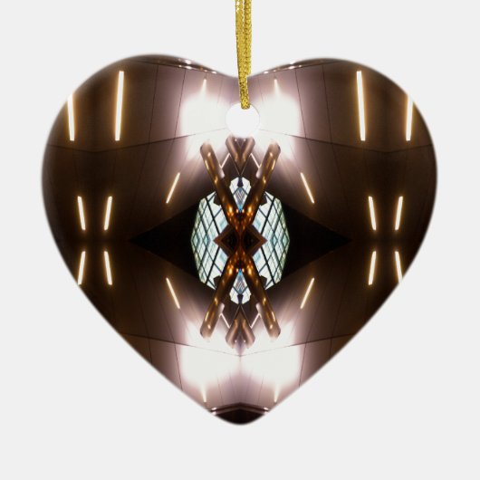 kerstversiering van het stedelijk feuturisme van  keramisch ornament (Voorkant)